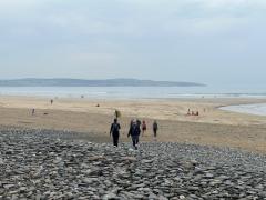 On to the beach at Godrevy